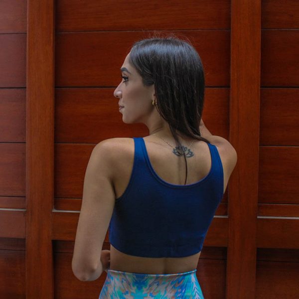 Top para Mujer color Azul Marino Marca Greenfit